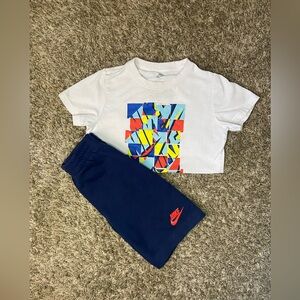 Nike Kids Matching Set - White and Navy